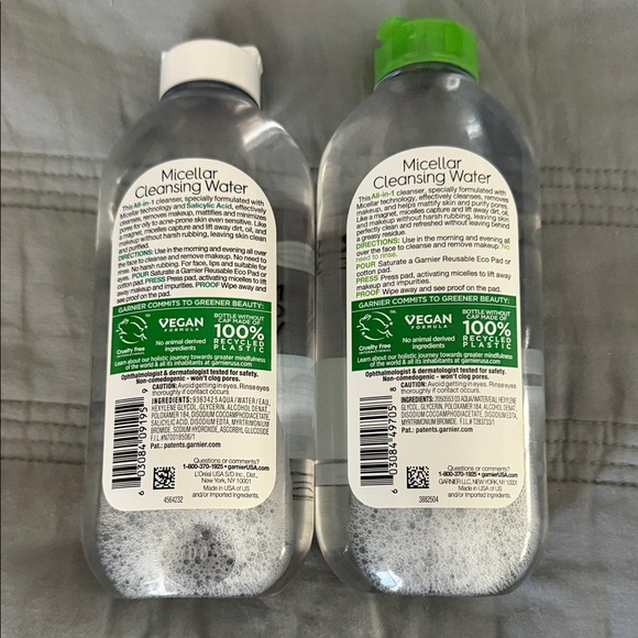 Garnier Micellar Cleansing Water Duo - White and Green - Picture 2 of 4